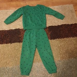 matching sweat shirt and sweat pants